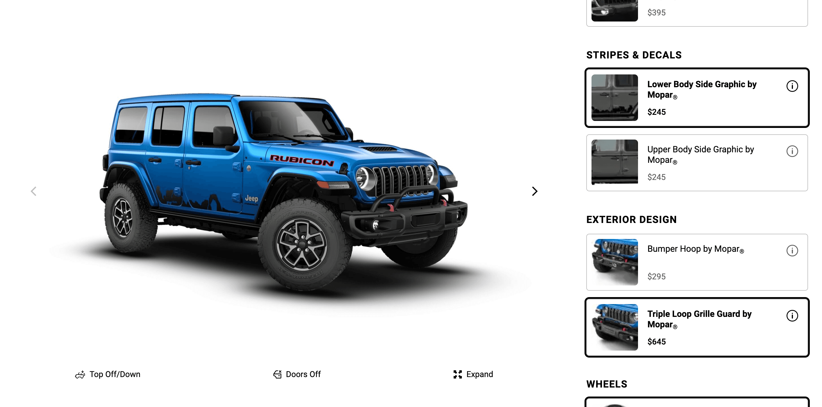 FCA Vehicle Configurator 1